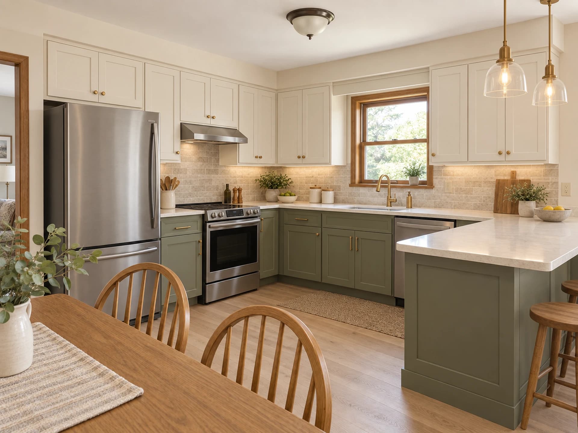 Modern kitchen after renovation
